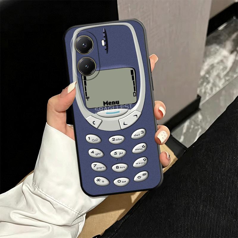 Funny Retro Callphone Soft Phone Case for Xiaomi Poco X5 X6 X7 X8 Pro Max X3 F7 F8 Ultra M8 M7 M6 M5 Redmi 15 15C 14C 13C 12C X4