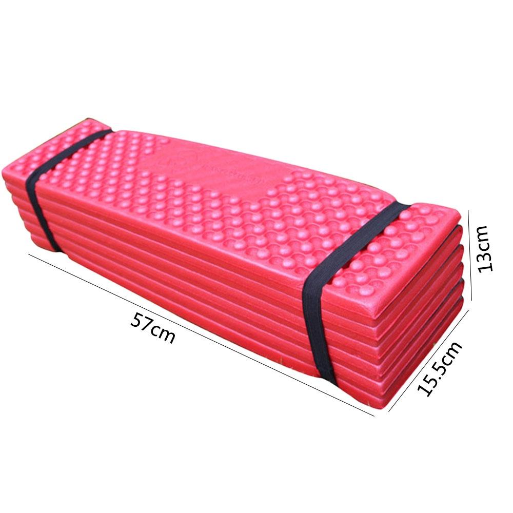 

Складной уличный спальный коврик для пикника, кемпинга, водонепроницаемый коврик с двойной яйцевой канавкой 1pcs красный