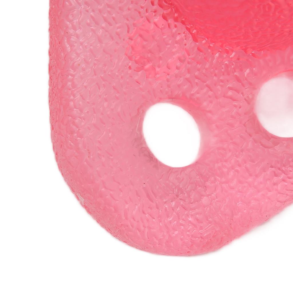 Finger Stretcher TPR Triangular Ball Grip Strength Trainer Hand Elasticity Exercise Toy Pink