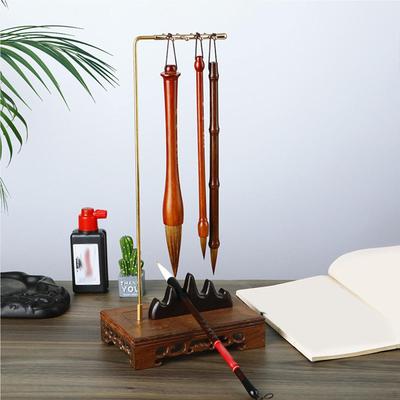 Calligraphy Pen Holder Brush Decoration Organizer Traditional Chinese Writing
