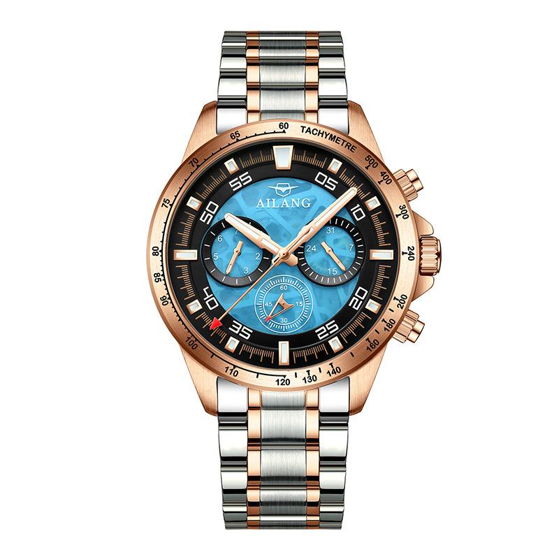 AILANG New Men's Watch Fully Automatic Hollow Mechanical Watch Multi -function Watches Waterproof