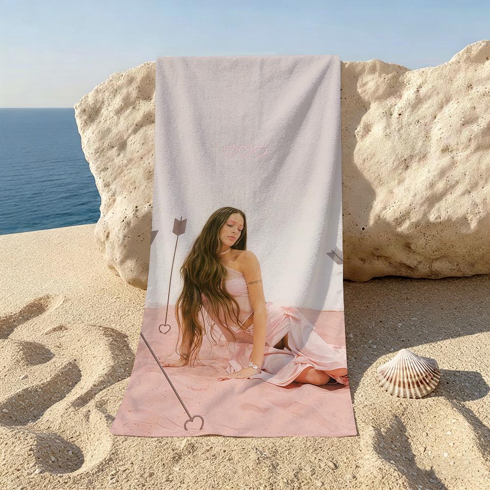 Argentine Singer TINI Beach Towel For Beaches Yoga Studios Gyms Hot Springs Swimming Pools And Picnics