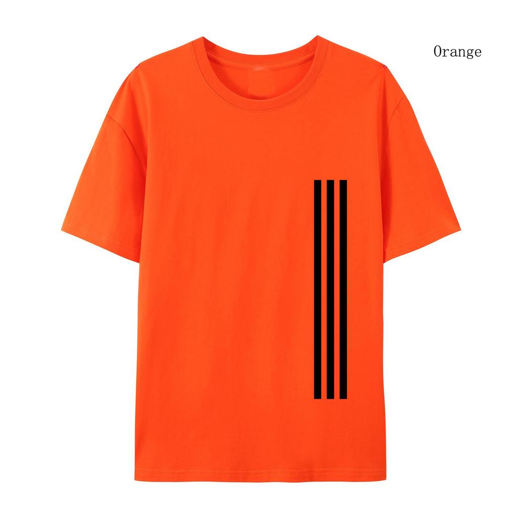 Tricou Casual de Înaltă Calitate cu Gât Rotund Imprimat din Bumbac 100% pentru Fitness, Streetwear, Vară, Oversized, cu Mânecă Scurtă, Haine din Bumbac, Topuri Streetwear Largi