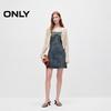ONLY Women's 2024 Autumn Rhinestone Strappy Denim Mini Dress