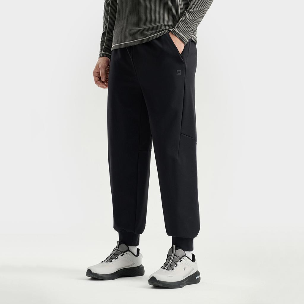 FILA Fitness Series Simple Versatile Comfortable Loose Fit Jogger Pants Men Bottoms Deep-Black A11M541615FBK