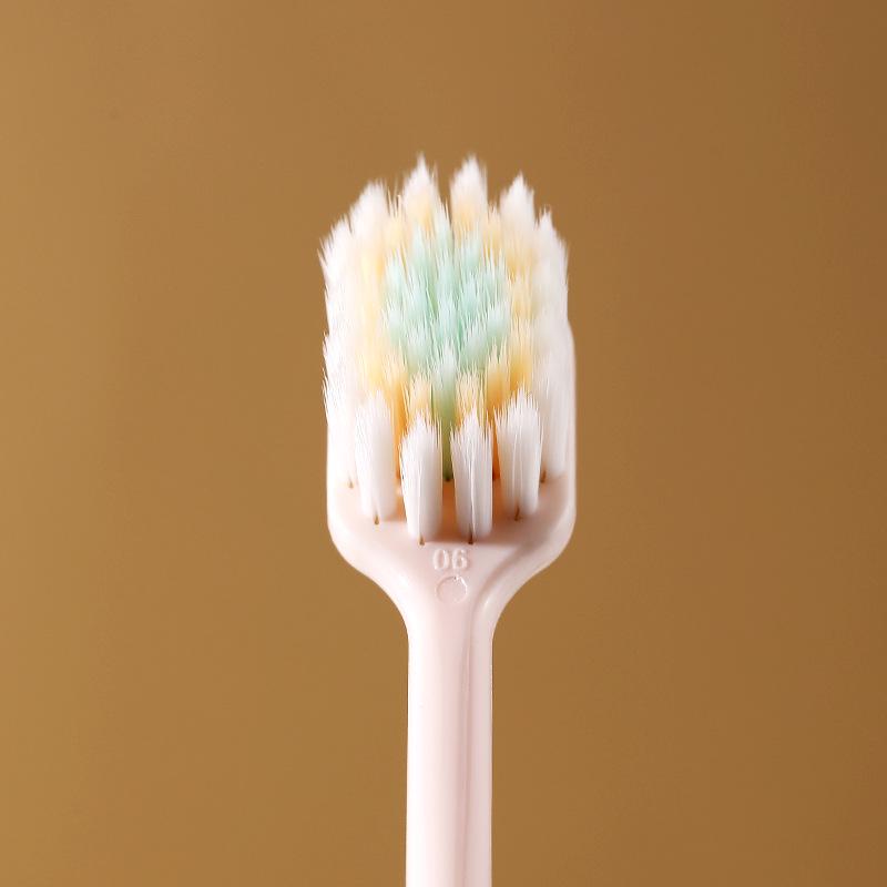 Chenke Adult Soft Bristle Wide Head Toothbrush Set - 3 Pack, Japanese-Style for Home Use, High-Grade Convex Design