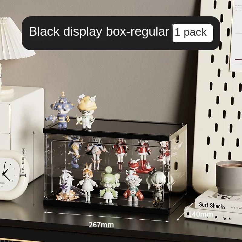 Blind Box Storage Display Rack Transparent Display Cabinet Acrylic Bubble Mat Doll Display Cardboard Storage Classification Box