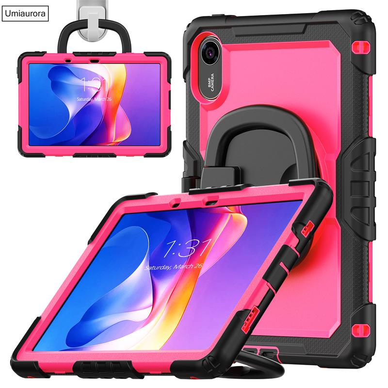 

For Xiaomi Redmi Pad 2 Pad2 11 Inch 2025 Heavy Duty Rugged Tablet Case Rotation Pull Ring Stand Strap Shockproof PC Cover Funda Redmi Pad2 11 inch