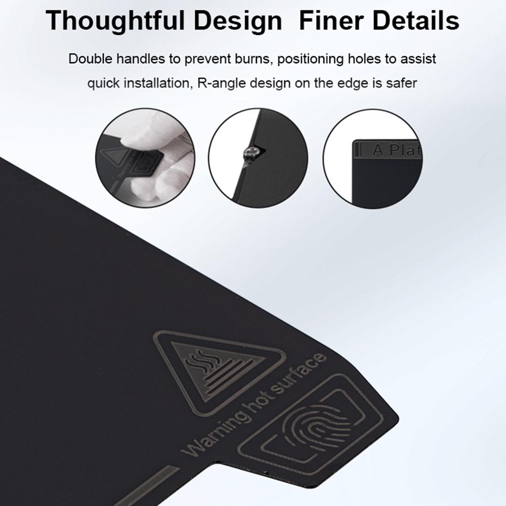 Creality K1 Smooth PEI Build Plate 235x235mm-Without Soft Magnetic Easy Model Removal Suitale for