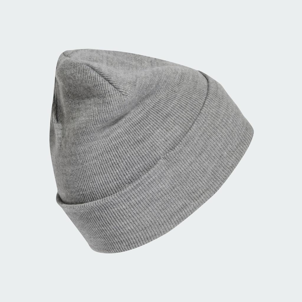 Adidas Dzianinowa tonalna czapka beanie średni szary melanż męska czapka, (JD0295)