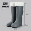 New Slim-fit Tall Outdoor Women's Rain Boots Fashionable Kitchen Non-slip Waterproof Rain Shoes Women's Galoshes