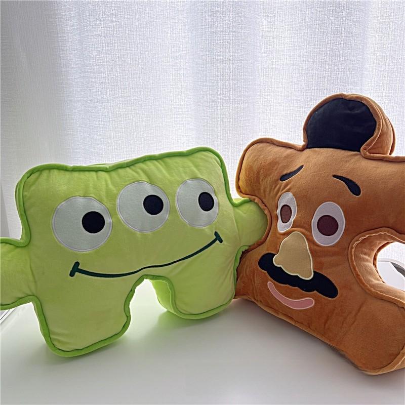 Toy Story Three Eyed Potato Plush With Embroidered Cover For Home Sofa Decor