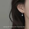 Orecchini Trendy Blu a Goccia d'Acqua 2026: Argento 925, Stile di Lusso per Donna