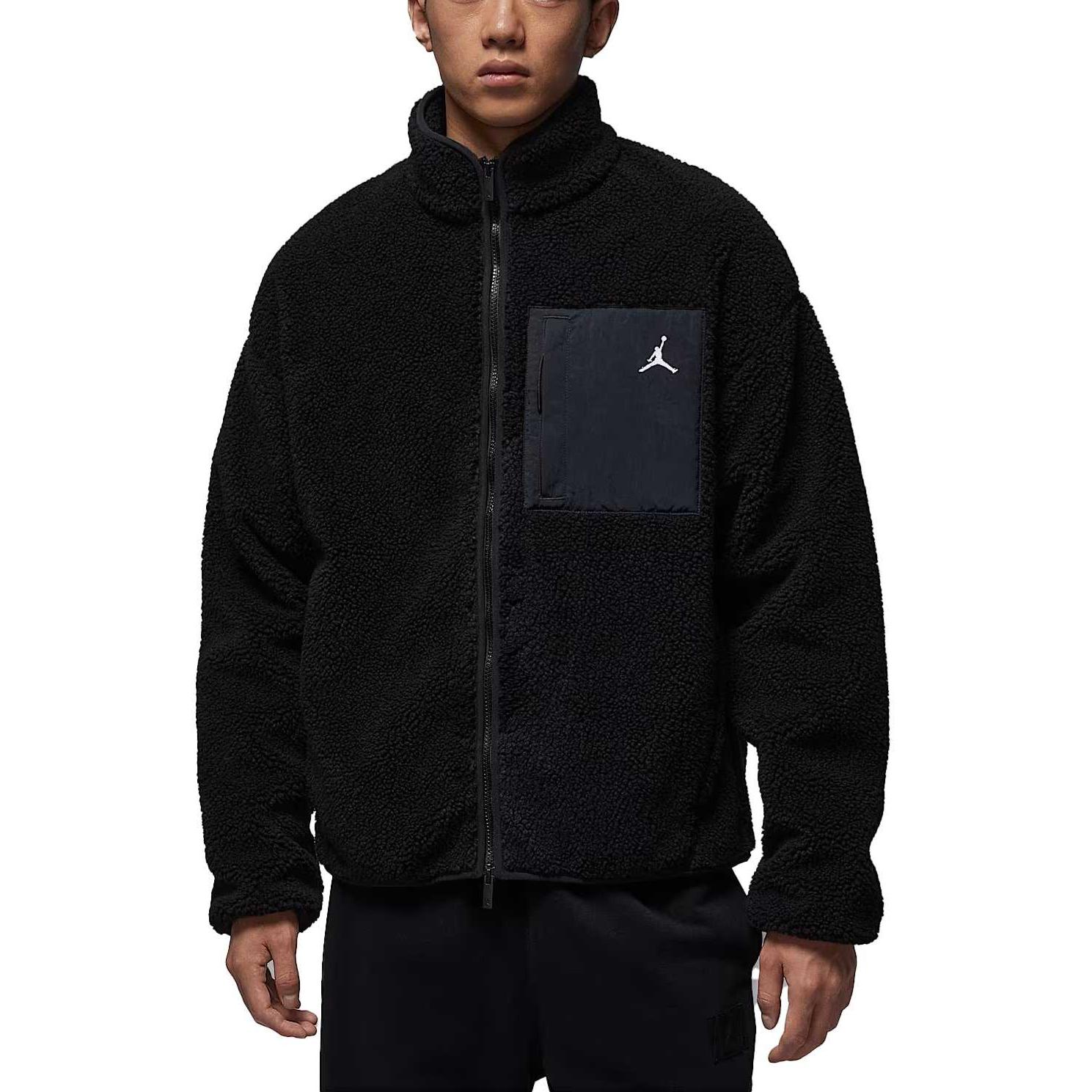 Jordan Flight Men s High-Pile Fleece Half-Zip Top HV0779-010 S