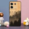 Tree Flower Bamboo Wood Case For Xiaomi Redmi Note 13 9 10 11 12 14 15 Pro Plus Redmi 15 15C 14C 10C 12C 13C Cover