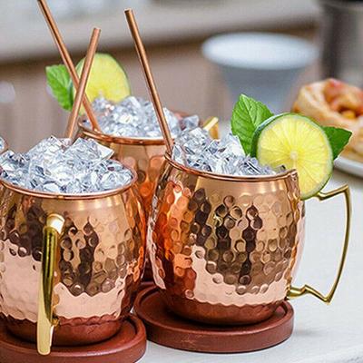 Bar 18 Ounces Dining Cocktail Glass Stainless Steel Moscow Mule Mug Beer Cup Mug Coffee Cup