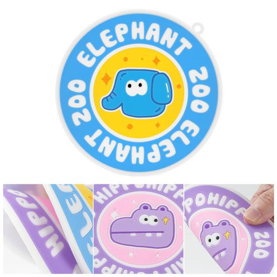 Cartoon Animal Pattern Floor Drain Cover Anti-Odor Sealed Design Waterproof Floor Drain Cover Sewer Accessories