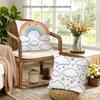 1/4pcs Cute Rainbow Cloud Throw Pillow Covers Kawaii Pastel Sky Home Decor Cushion Cases for Kids Bedroom Living Room