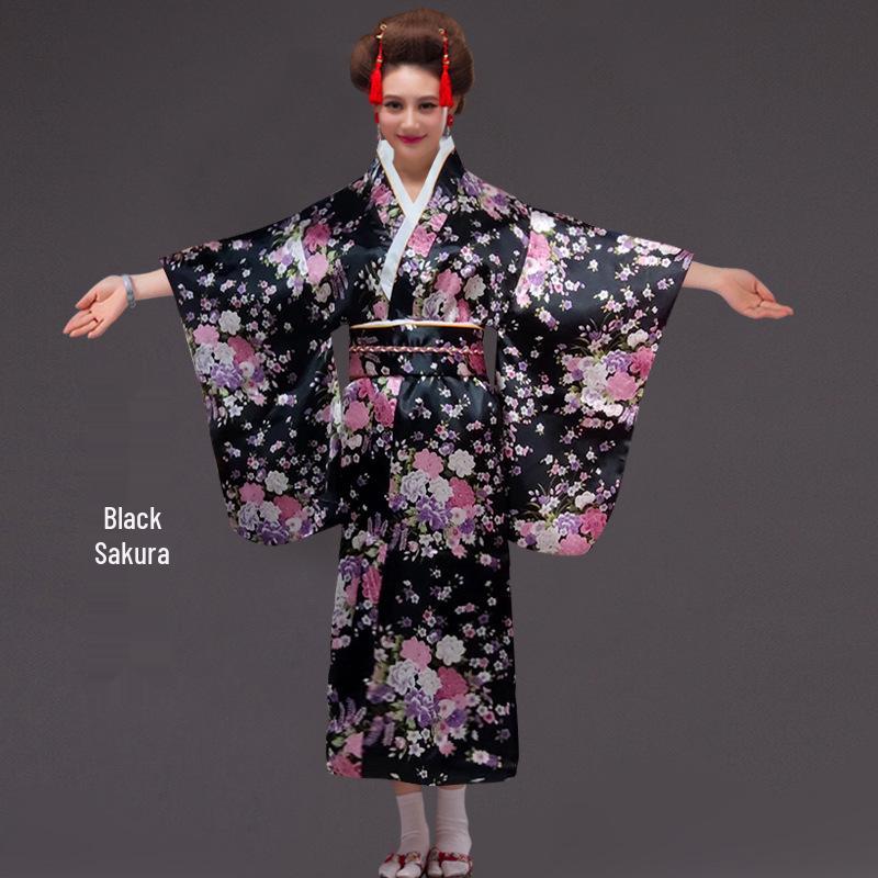 

Жіноче традиційне японське кімоно для косплею, фотографії та сценічного виступу One Size