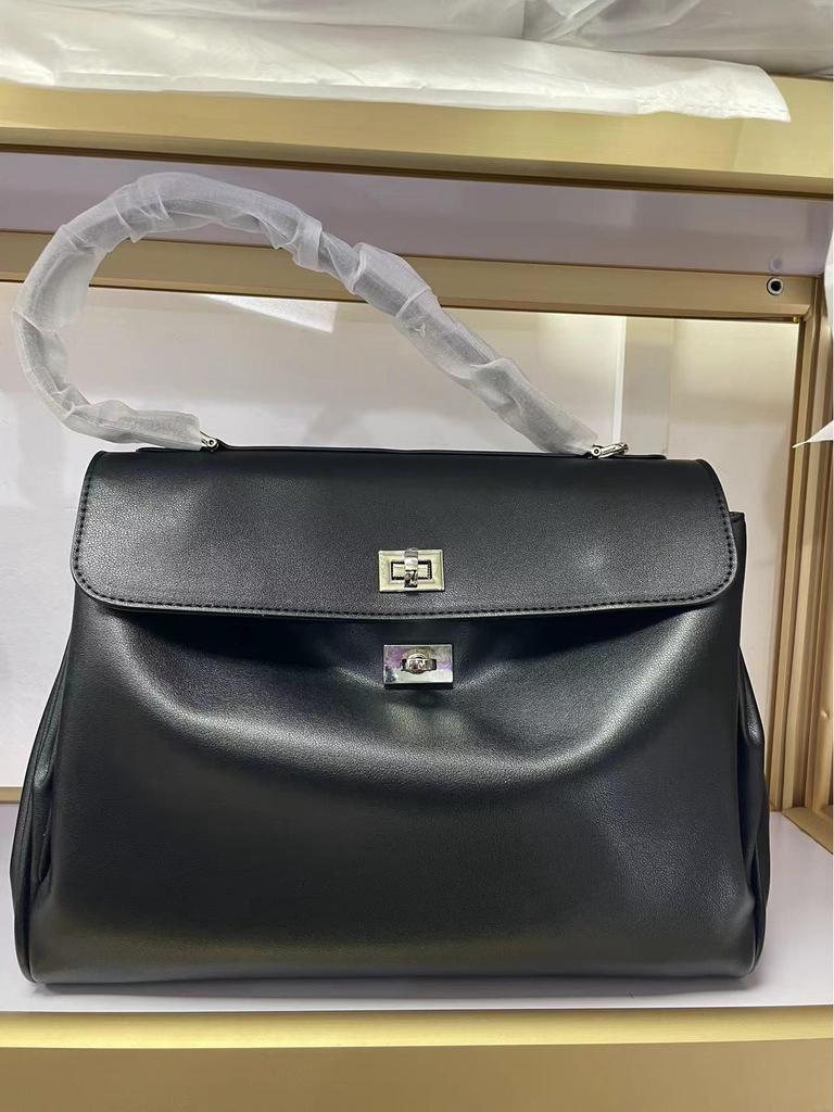 B Rodeo 24: Nová měkká kožená taška - Módní velká neutrální kabelka s ležérním vzhledem