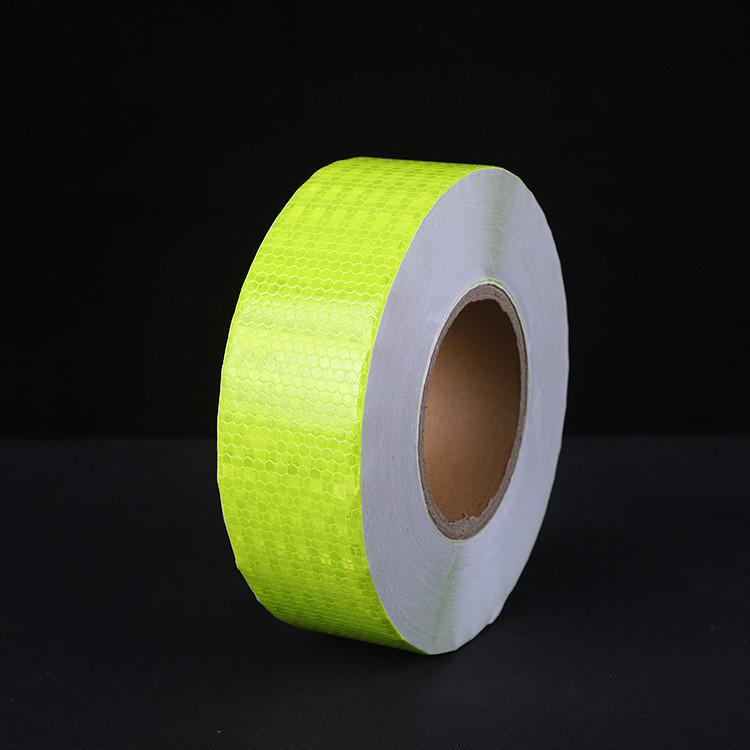 PVC Crystal Color Grid Reflective Car Safety Tape - Nighttime Anti-collision Reflective Stickers