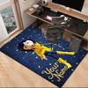 Custom NameMystery Coraline's World Carpet, Indoor Rug, Chair Rug, Living Rooms, Doormat Made From Polyester Home Decor Birthday Christmas Gifts