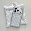 Transparent Polka Dot iPhone 15 Case with Drop Protection for Apple 17/16 ProMax
