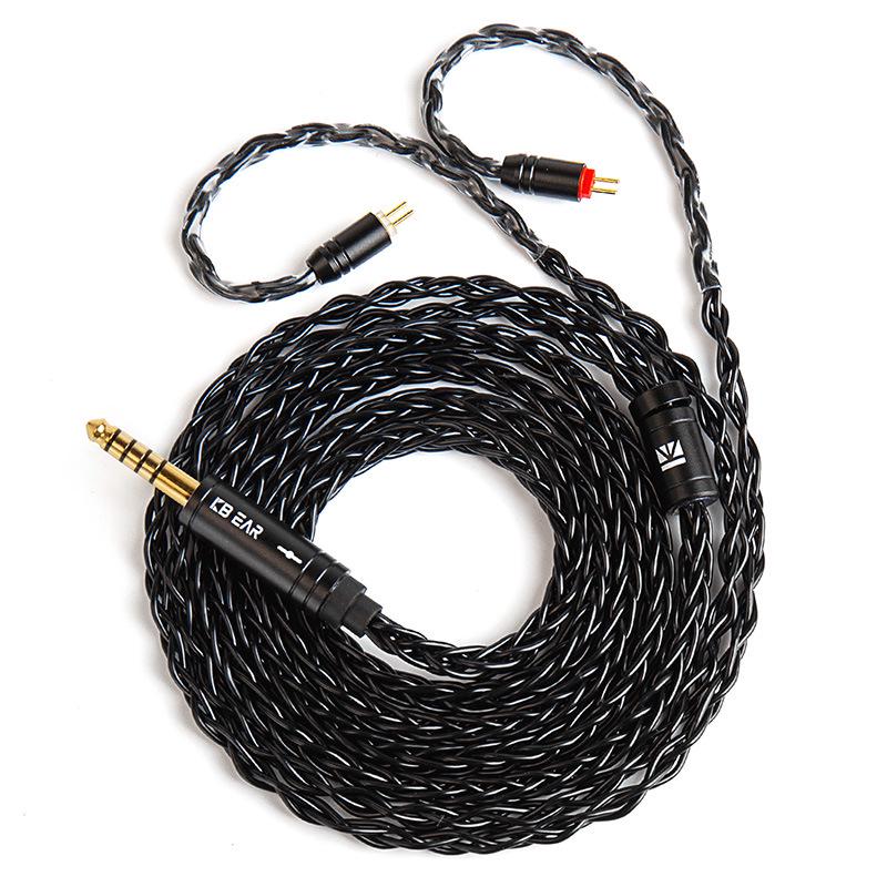 2025 KBEAR ST-12plus Earphone 2m 8-Core OFC Balanced Upgrade Cable