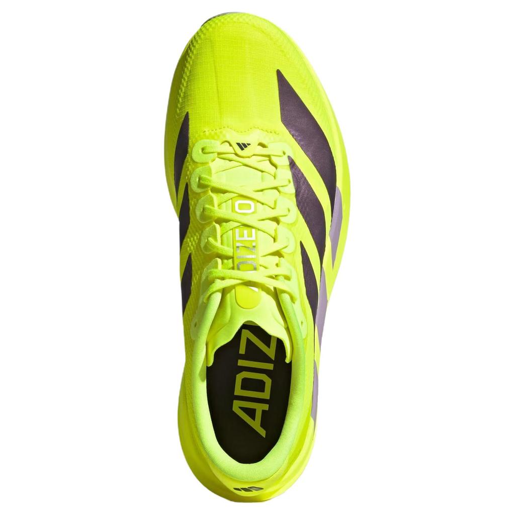 Adidas Adizero EVO SL JR2024 Men's Low Top Solar Yellow Aurora Plum LIGHTSTRIKE PRO Running Shoes