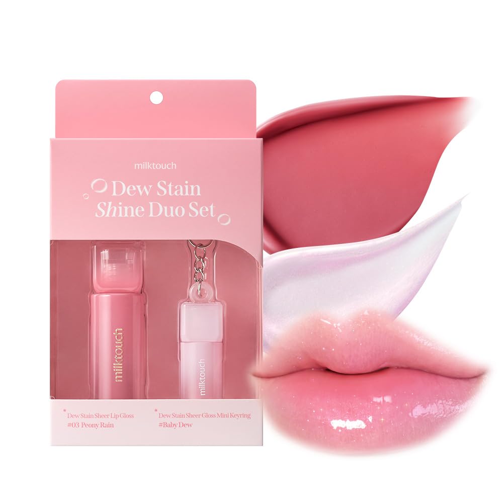 Milk Touch Dew Stain Shine Duo Set 02 (Peony Rain Baby Dew)