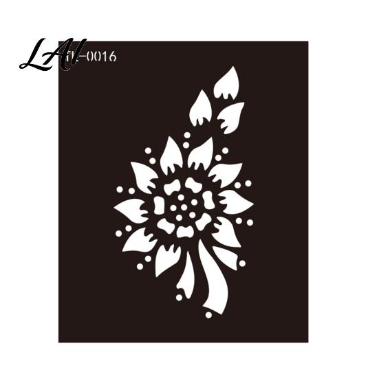 Indian Hand-painted Tattoo Henna Stencil Reusable DIY Tattooing Template Floral Animal Patterns Hand And Wrist Stencil for Temporary Tattoos
