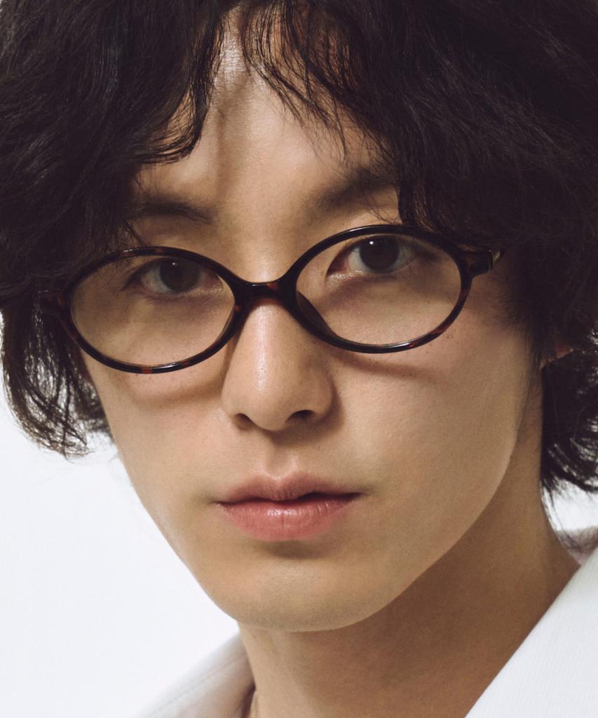 Hangeul [Blue Light Blocking] Geek Chic Oval Leopard Print