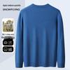 SNOWFLYING Men's 100% Wool Lightweight Crew Neck Pullover Sweater