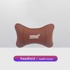 1Pcs Leather Car Interior Seat Headrest Neck Pillow For Subaru STI Impreza Legacy WRX BRZ Forester XV Outback Crosstrek Levorg Z14