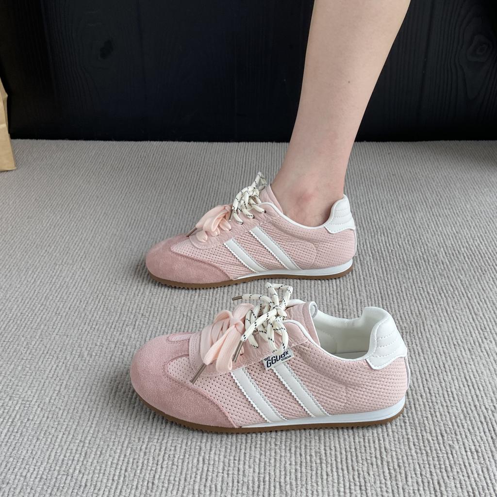 Fashion 2025 Spring Autumn Children's Shoes Candy Colored Children's De Training Shoes Men Women's Vintage Velvet Casual Student Board