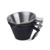1Pc 100Ml Espresso Measuring Cup With Handle Stainless Steel Coffee Shot Coffee Pouring Cup Home Kitchen Measuring Accessories