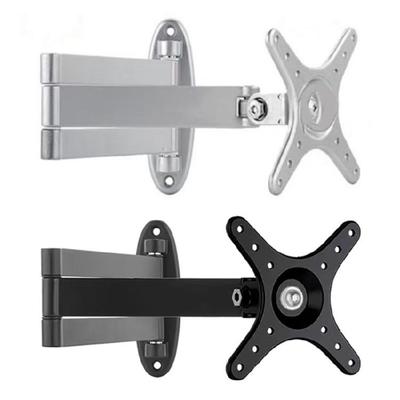 Screen Wall Mount Arm 360 Rotate Space Saving For 10-27Inch Screens, Full Adjustability with Secure Metal Bracket