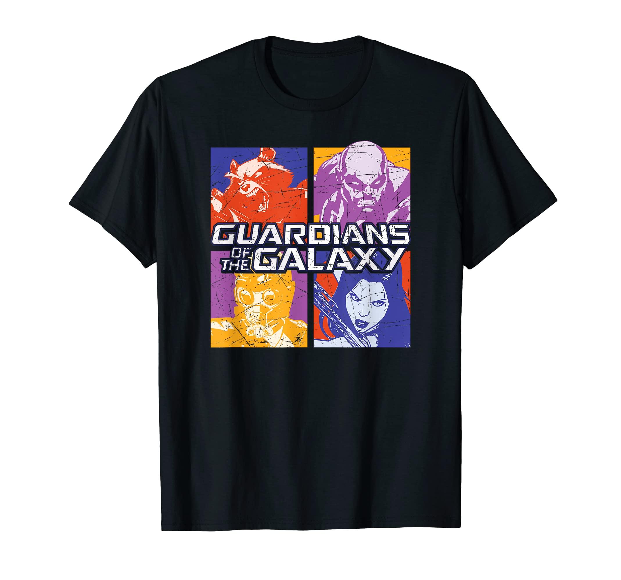 

Marvel Guardians of the Galaxy Character Grid T-Shirt