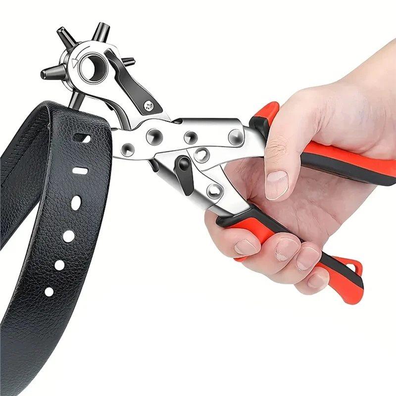 Crafts Tool Leather Hole Punch Multifunctional Belt Puncher Ordinary Leather Tools Hole Punching Tool