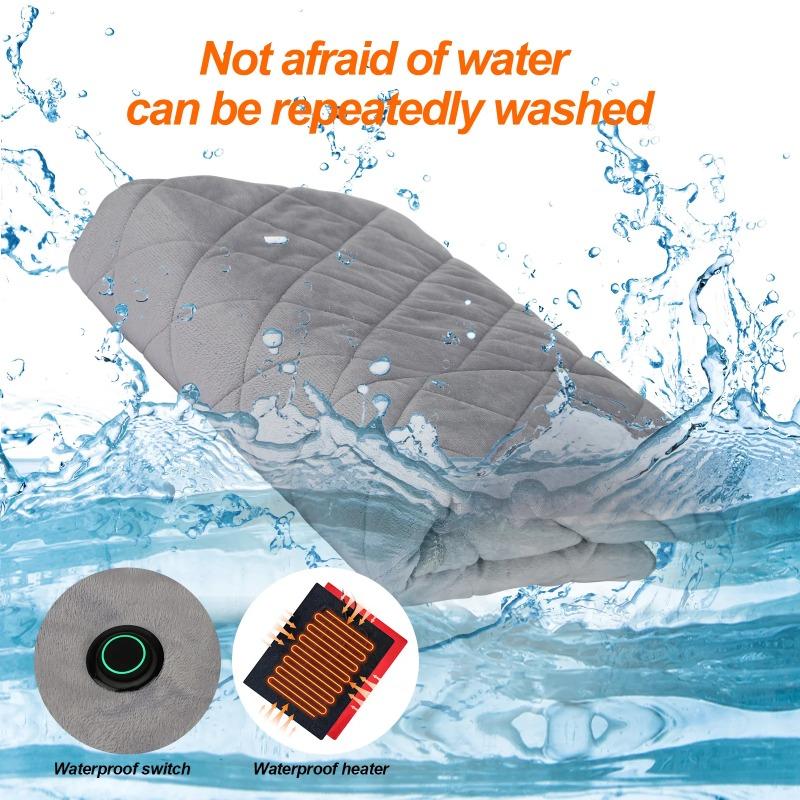 Warm Heated Blanket Wearable USB Electric Blanket Heating Blanket with Timing Function 3 Gear Adjustment Heating Blanket