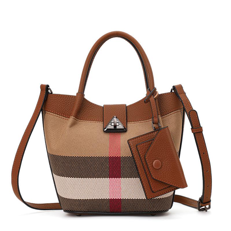 

Новая высококачественная сумка-ведро из воловьей кожи для женщин, модная новая высококачественная наклонная женская сумка