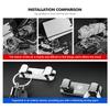 Autoaufkleber Für Alfa Romeo Multifunktionaler Autoaufkleber Selbstklebender Haken Schlüsselaufbewahrung Halter Befestigungshalter Zubehör Für Alfa R