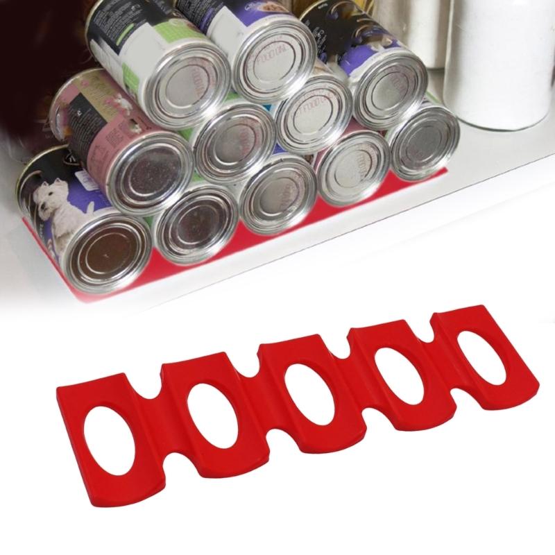 Hållbara halkfria silikonkylskåpsmattor för burkar och flaskor Håller drycker säkert i köket eller baren