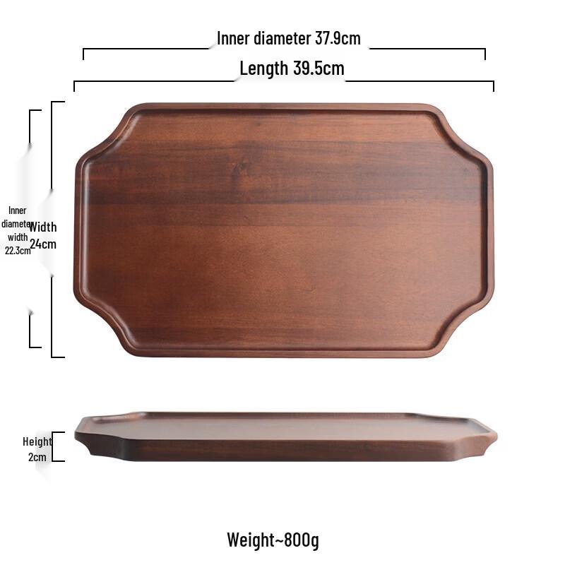 Japanese Style Wooden Serving Tray