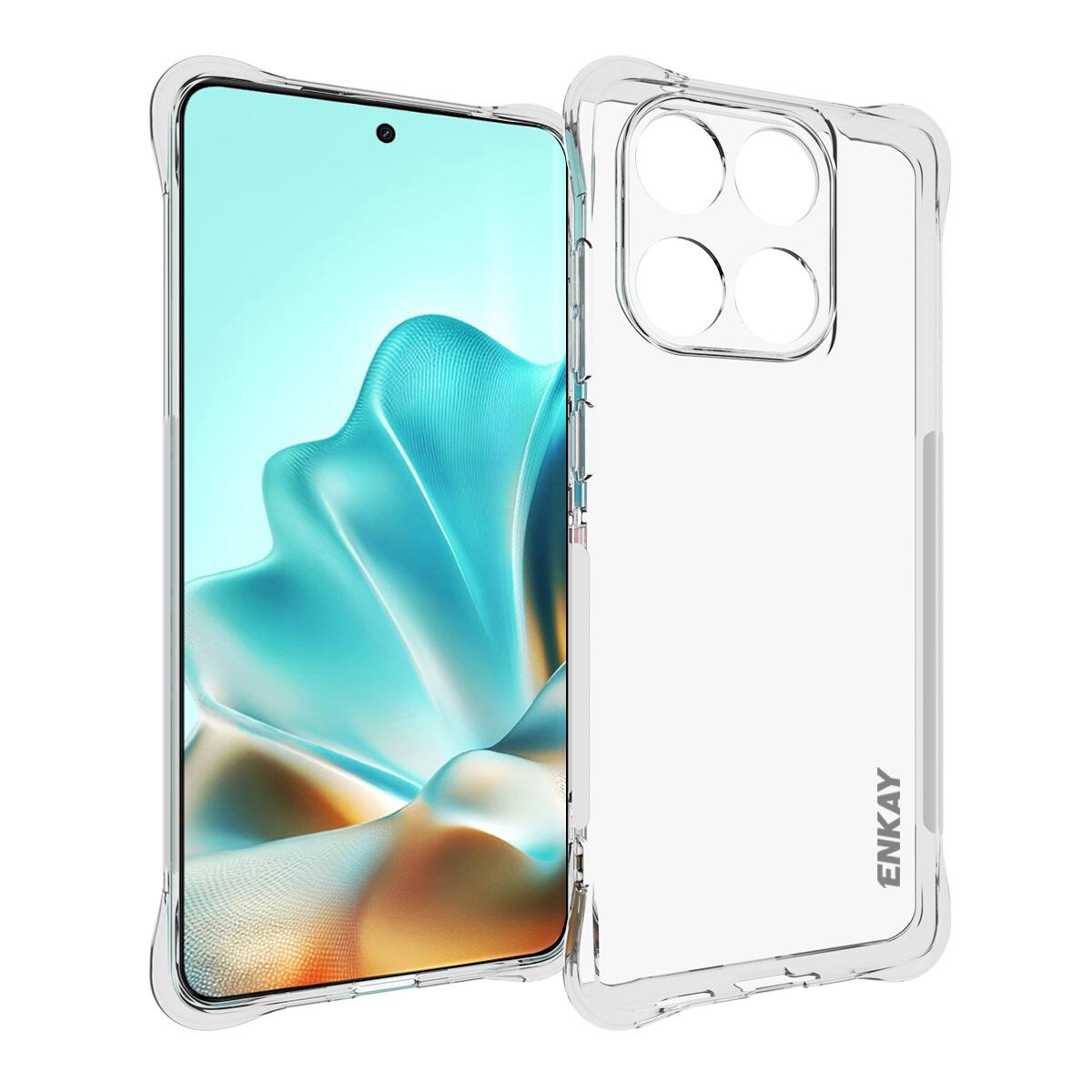 

Прозорий чохол для телефону ENKAY HAT PRINCE для Motorola Edge 60 5G/Motorola Edge 60s 5G/Motorola Edge 60 Fusion 5G, протиударний, нековзкий чохол з ТПУ Transparent