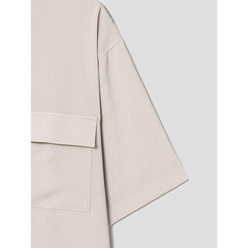 SHIFT.G Half Zipup Polo Beige