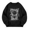 Kids Long Sleeve Neck Sweatshirt, Letter Print Pullover, Loose Fit Top for Boys Girls