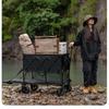 Lín Pàn Outdoor Foldable Double-Layer Camping Wagon with Trailer