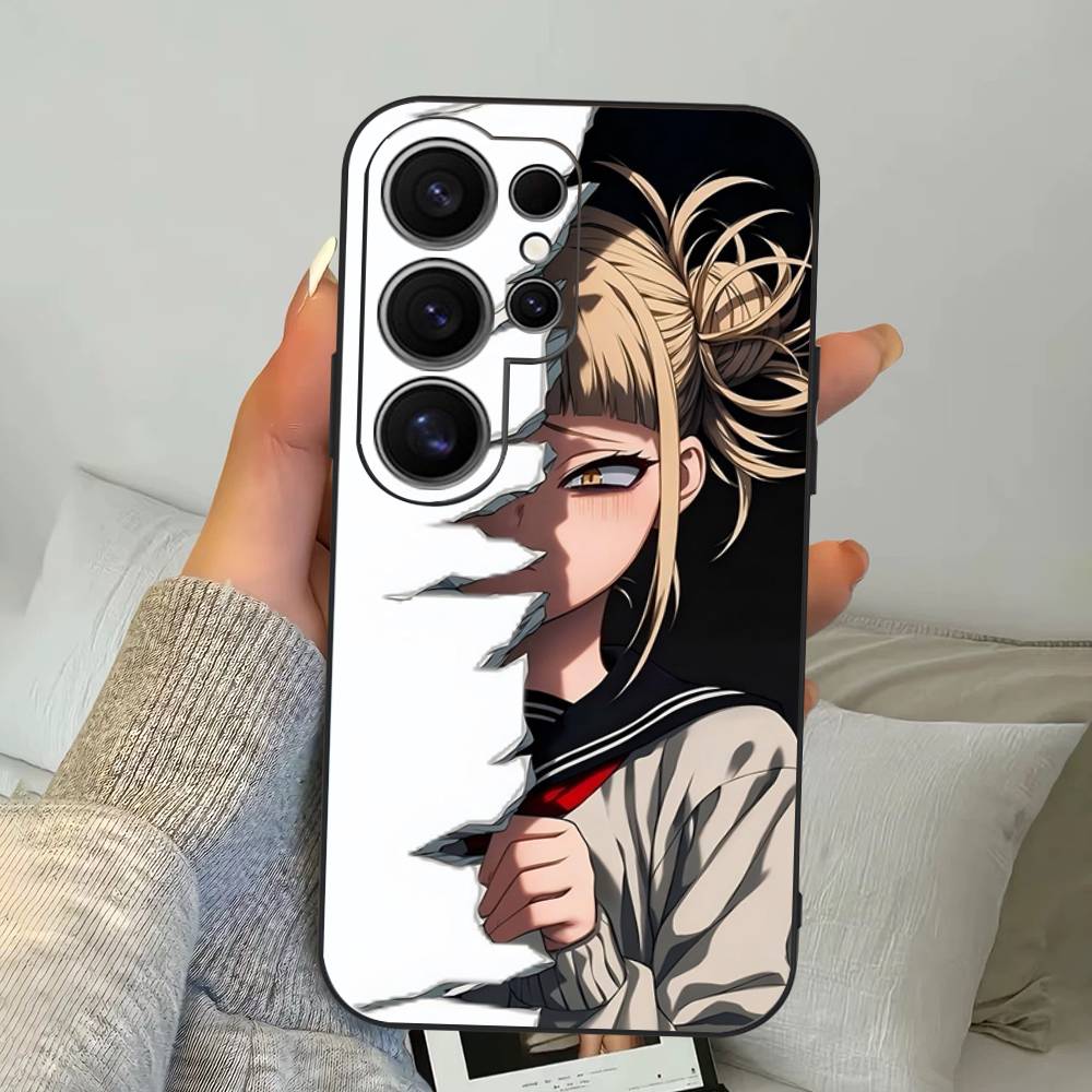 Himiko Toga Boku No Hero Academia Phone Case For Samsung S 24 fe 25 Ultra plus 20 lite 21 30 22 23 24 22 Ultra 5G Fundas