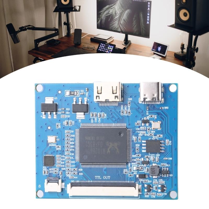 50Pin TTL LCD Screen Driver Board LCD Display Screen Assembly Unit 800X480 Combination Driver Controller Board